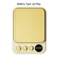 High Accuracy Digital Kitchen Scale LCD Display Tare Function Electronic Scale 0.1g Precision USB Charging Food Scale