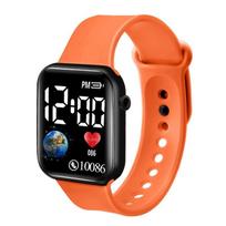 Kids Watches Led Digital Kids Watch Silicone Strap Cartoon Electronic Wristwatch Sports Clock For Boys And Girls Gifts A5 black