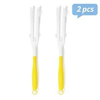 Double Sided Dust Duster 2/50 Pcs Flexible Head Dust Remover for Spider Web Narrow Gap High Corner Home Cleans A3 white