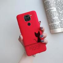 Case For Xiaomi Redmi Note 9 Case Soft TPU Silicon Cover Xiaomi Xiomi Redmi Note 9 Note9 RedmiNote9 phone back Cases Cover Funda Xiaomi Redmi Note 9 red