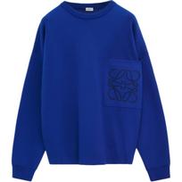 LOEWE Anagram Pocket Sweater H526Y14KDK-5100 M blue