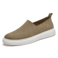 Fashion Hot Selling Men's Suede Shoes Europe America Soft Soled Comfortable Loafers Indoor Outdoor Casual Style Men's Low Top Shoes 41