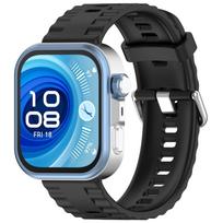 Originalus silikonas Huawei Watch Fit 4 pro 3 dirželiui Išmaniojo laikrodžio priedai Pakeičiama juosta Apyrankė Huawei Watch fit 4 juosta Huawei Fit 3 juoda