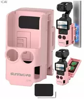 SunnyLife magnetinis laikiklis, magniņis tvirtinimas, stovas, apsauga, skirta Dji Osmo Pocket 4p / 4 / 3 / Op4-zj185-p / rožinė (SB12301)