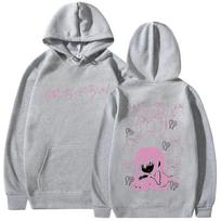 Killer Mama Dr Pepper Halloween Harajuku Print Hoodie Unisex Men Women Casual Fashion Long Sleeve Hooded Pullover Sweatshirt XXXL white