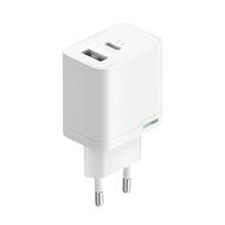 OPPO SUPERVOOC 45W dviejų prievadų įkroviklis, OSAB4CB4AE, baltas įkroviklis
