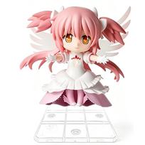 Anime Puella Magi Madoka Figure  Model Cute Desktop Ornament Christmas And Halloween Gifts 2pcs Around 12cm  New brown