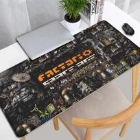 Žaidimas Factorio klaviatūra pelės kilimėlis Populiarus Didelis žaidėjo XXL klaviatūra XMM Guminės biuro reikmenys stalo kilimėlis Žaidimų pelės kilimėlis LockEdge 300x800x3mm gray