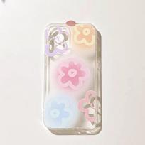 Aesthetic Floral Daisy Case for Xiaomi Redmi 13C 12C 13 12 10 9 9A 9C 10C 9T 7 8 A1 A2 Plus A3 K40 POCO F3 Cute Flower Cover Redmi 12 white