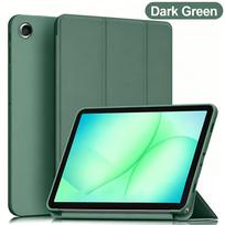 For Samsung Galaxy Tab A7 A8 A9 A11 S6 S7 S8 S9 S10 FE + Lite Plus 8.7 10.4 10.5 10.9 11 Magnetic Flip Smart Cover Tablet Case A11 8.7-inch white