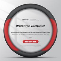 Ultra-Thin Steering Wheel Cover for Lexus ES, UX, LS, RX, LX, LC, GX, NX Models 38 cm gray