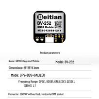 „Beitian“ GPS antena su integruota „Beidou-3 TTL“ mikrobangų blykste BD-220ZF
