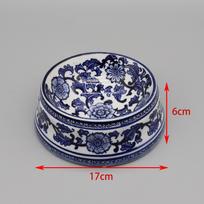 Pet Feeding Bowl Ceramic Pet Feeder 4 Small Size B gray