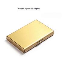 Rfid Blocking Metal Card Holder Stainless Steel Anti Theft Credit Card Case Slim Portable Card Box For Men Women Daily Carry A5