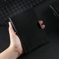 For Samsung Galaxy Z Fold 8 Fold8 Phone Case Protective Cover Cowhide Bag Horizontal Design Pouch Sleeve Real Genuine Leather Galaxy Z Fold 8 black