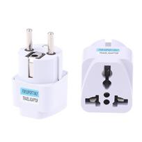 Daugiafunkcis Universalus AU JK JAV į ES Elektros Lizdas Tipas E/F Prancūzija Ispanija Kištukas Kelioninis Adapteris AC Lizdas KR Kištuko Adapteris onesize white
