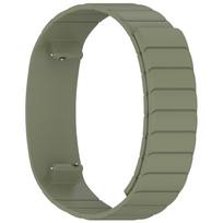Soft Replacement Bracelet Magnetic Wristband for Garmin CIRQA Smart Band Accessories tamsiai žalia spalva