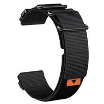 Garmin Nylon 22 26mm Loop Strap 5Plus 6Pro 7Pro Quick Release Wristband Replaceable Watch Band Fenix7X/5X/5XPlus/6X/6XPro Belt 22mm black