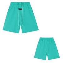 FOG Essentials Streetwear Loose Fit Cotton Tee Shorts Set Casual Outfit Men Medium blue