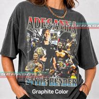 Israel Adesanya UFC Shirt – The Last Stylebender Tee – MMA Fighter Graphic – Unisex Fan Apparel FD 130 gray