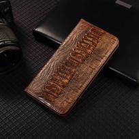For Samsung Galaxy S20 S21 S22 S23 S24 S25 S26 Edge Plus Ultra FE Ostrich Feet Pattern of GenuineLeather Flip Phone Case Cowhide Galaxy S20 Ultra