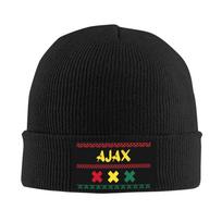 Ajax Bob Marley6 Warm Knitted Cap Winter Knit Bonnet Hat Skullies Beanies Hip Hop Caps for Unisex One Size black