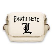 Death Note Kryžminė rankinė Vandeniui atspari Oksfordo audinio Atsitiktinė peties vyriška Death Note Gray Shoulder Bag 05