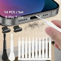 Cell Phone Speaker Charging Port Cleaning Set Dust Plug For iPhone 1716 1514 Earphones Clean Kit Brush Type C For Samsung Xiaomi