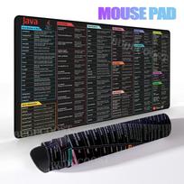 Java Programing Mouse Pad Large Extended Shortcuts Keyboard Mousepad Cheat Sheet NonSlip teclado Desk Mat for Software Engineer 30x80x0.3CM