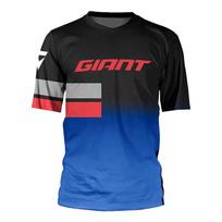 Giant  Motorcycle Riding Short-Sleeved T-Shirt, Hot-Selling Fast Drying Breathable Shirt, BMX Mountain Bike MTB Jersey 4XL