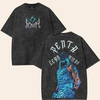 Rey Mysterio Latino Pasaulio Tvarka Vintažiniai skalbti marškinėliai Imtynių dovana S-5XL 3XL gray