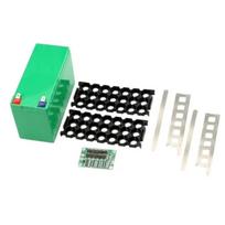 12V Lead Acid Battery Box 18650 Cells ABS Storage Box  DIY Battery Pack green-1 set