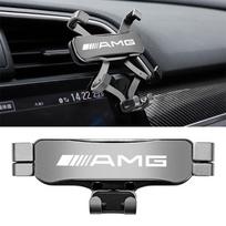 Gravity Car Phone Holder Air Vent Smartphone Stand For Mercedes Benz AMG W203 W205 W206 W211 W220 W212 W201 W210 W108 Brabus LL30 sidabras