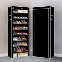 Simple Entryway Shoe Rack With Removable Support For Home Organization gray
