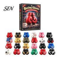 Acrylic Hanging Decorations Boxing Gloves Advent Calendar 2026, 24 Days Christmas Countdown with 2D Gift Glove Ornaments, Boxing-Themed Holiday Gifts A