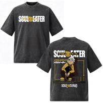 Vintage Soul Eater Anime Print T-shirts, Clothing for Men and Women, Cosplay, Harajuku Fashion, Manga T-shirts 137 XL