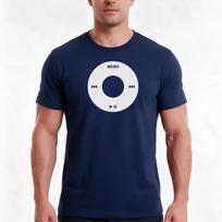 Ipod Click Wheel Tshirt Summer Casual Cotton Tee Oversized Streetwear Tops Vintage Graphic Print Loose Fit Short Sleeve L