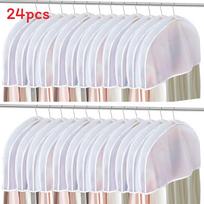 Modern Peva Clothes Dust Cover For Wardrobe Storage With Antidust Protection 24pcs
