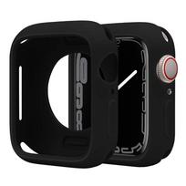 Soft Silicone Case For Apple Watch Series 8/7/6/5/4/3/SE 42mm 38mm 40 44mm Rubber TPU Shell Smartwatch Cover iWatch 9 45mm 41mm 7 Black 42MM 44MM China Mai