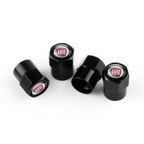 4Pcs Car Wheel Tire Air Valve Dust Caps 3D Aluminum Alloy Rim Badge For FIAT ABARTH Scorpion Tipo 500 600 Panda Punto Accessorie V5