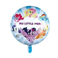 Cartoon Happy Birthday My Little Pony Aluminum Film Balloon Children's Birthday Party Decoration Rainbow Pony 10PCS 3A