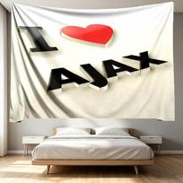 Ajax Print Tapestry - Portable Wall Decor Cloth, for Home, Dorm, Travel, Bedroom, Living Room - Ideal Birthday Housewarming Gift 100cmx150cm beige