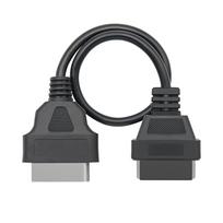 For Nissan 14Pin To OBD2 16Pin Extension Cable Connector Adapter for NISSAN OBD 2 OBDII Car Diagnostic Auto Tool juoda