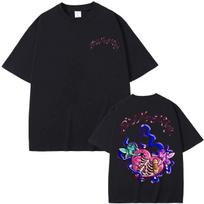 Omar Courtz Por Si Manana No Estoy 2026 Tour Graphic T-shirt Men Women Fashion Retro T Shirts Harajuku Polyester T Shirt Streetwear XXXL black