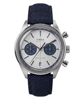 TIMEX Marlin Jet Chronograph Watch Quartz 5ATM Waterproof Acrylic Glass Silver Dial Men's TW2Y89900 gray