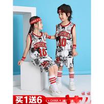 Kids Basketball Jersey Set Boys Girls Youth Sports Uniform Games School Events 2XL 160-165CM blue
