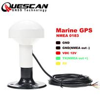 Quescan GPS17 12V Marine NMEA0183 GPS Antenna Garmin GPSMAP Raymarine Lowrance NMEA 0183 GPS QZSS WAAS Receiver RS232 4800 Baud
