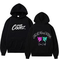 Omar Courtz Por Si Manana No Estoy Tour 2026 Merch Hoodie Men Woman Fashion Sweatshirt Winter Loose Casual Pullover Streetwear 3XL black