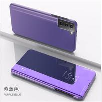 „Samsung Galaxy S21 Case Smart Mirror“ odinis atverčiamas stovas telefono dangtelis, skirtas S20 S 21 FE S21 Plus S21Ultra S21 + „Clear View“ dėklai For Galaxy S21 Plus