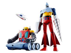 TAMASHII NATIONS Soul of Chogokin Getter Robo Getter 2 3 Getter ABS PVC Painted Movable Figure GX-91 & D.C. (Getter 2 Approx. 175mm, 3 Approx. 90mm) red